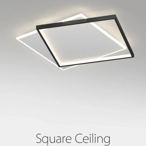 Bedroom Light Modern Minimalist Art Designer Suction Top High-end European  Square Room Light