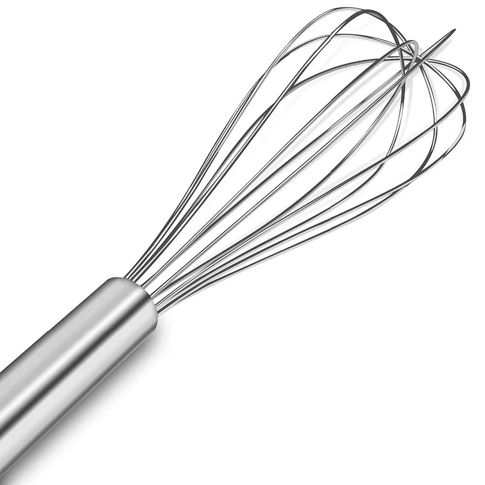 8" 10" 12" Stainless Steel Egg Whisk