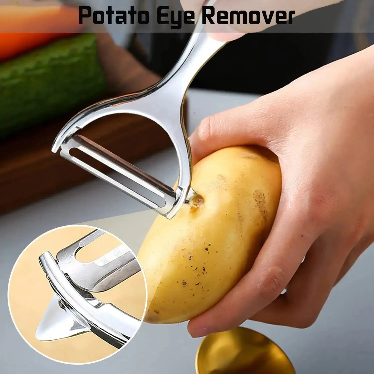 1PC Stainless Steel Vegetable Peeler