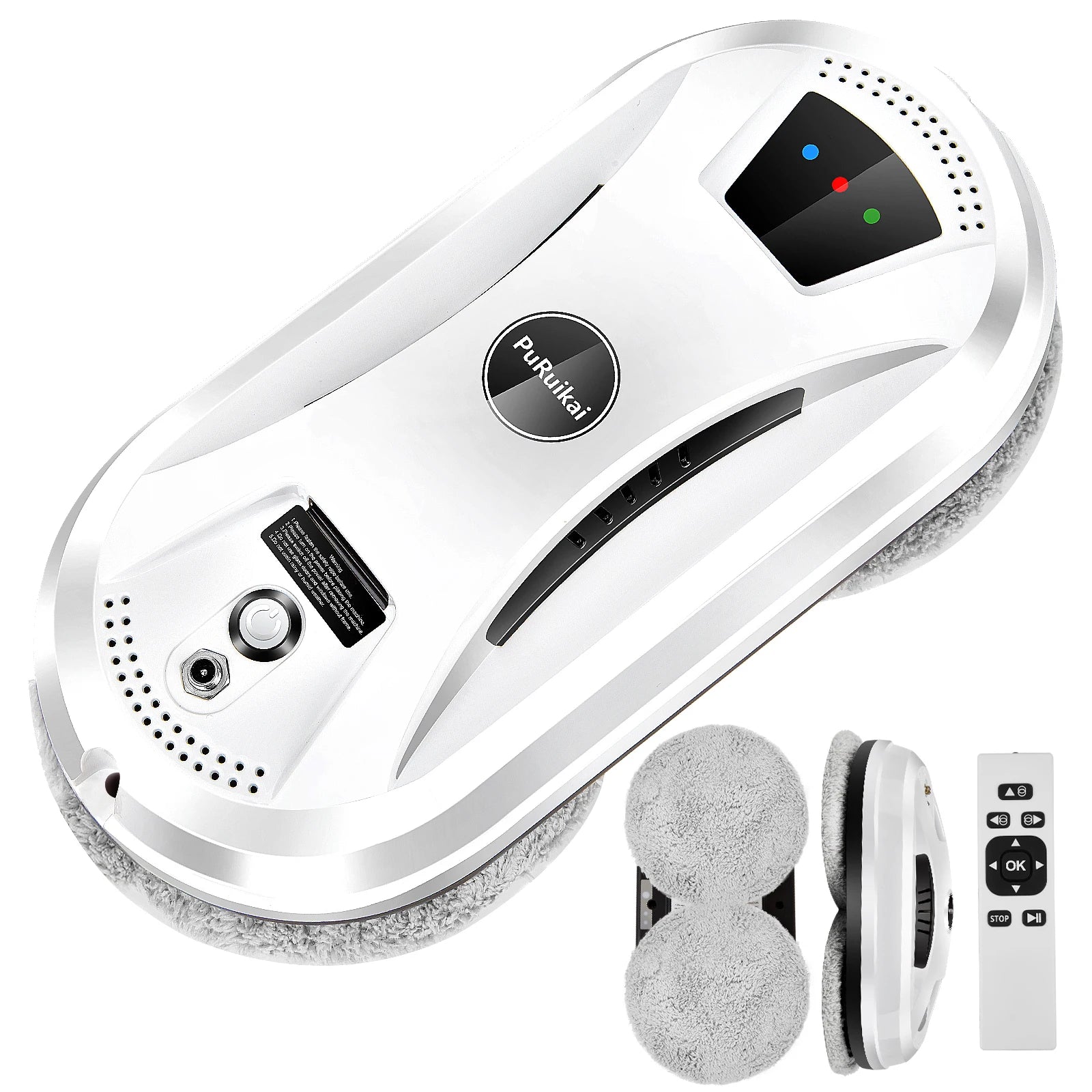 Ultra thin Robot vacuum window cleaner