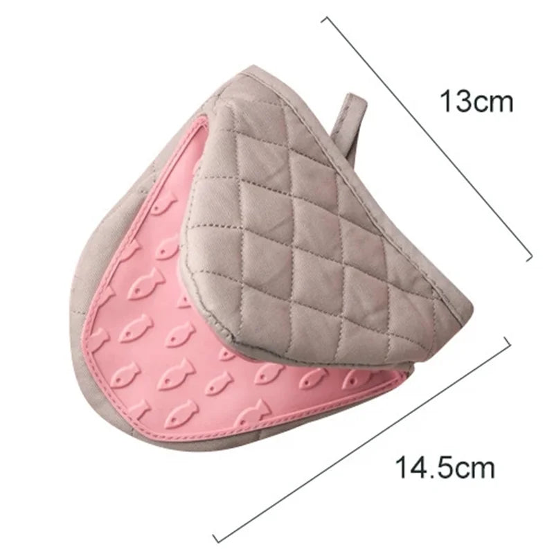 1PCS Fish Shaped Silicone Anti Scald Oven Gloves