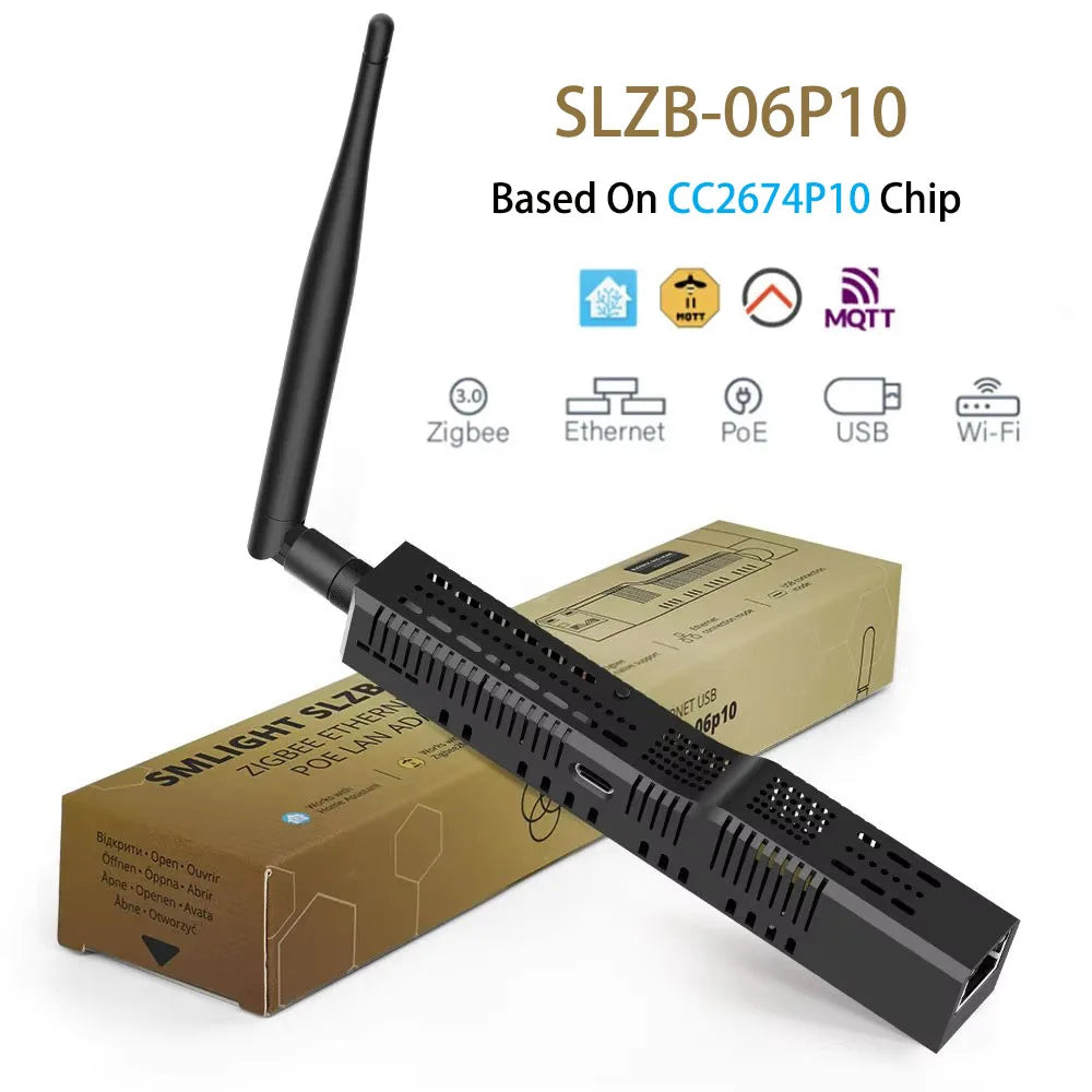 SLZB-06/M/P7 Zigbee 3.0 to Ethernet,USB,and WiFi gateway coordinator