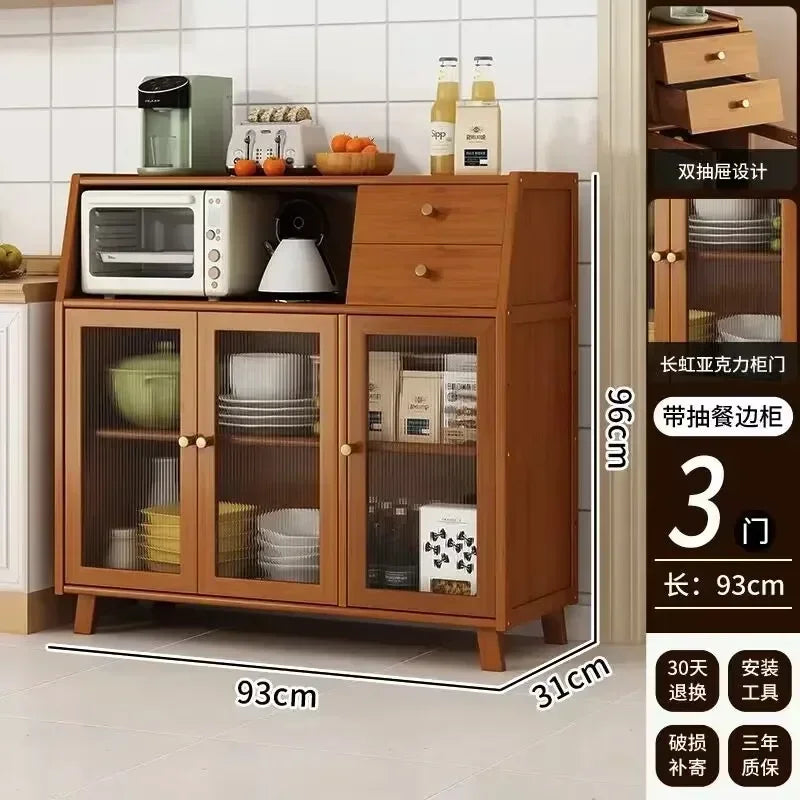 Island Buffet Cabinet with Storage, 36.6" Large Sideboard Buffet Cabinet, Farmhouse Kitchen Cabinet.