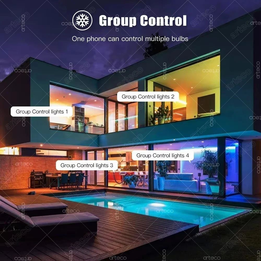 E14 Candle Lamp Smart Life App Control