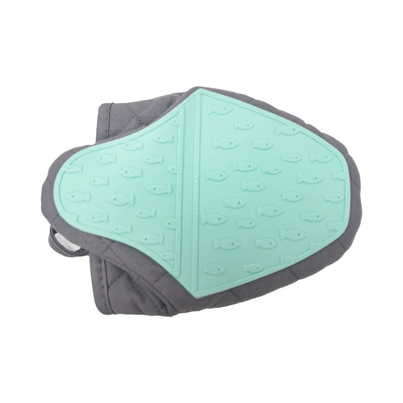1PCS Fish Shaped Silicone Anti Scald Oven Gloves