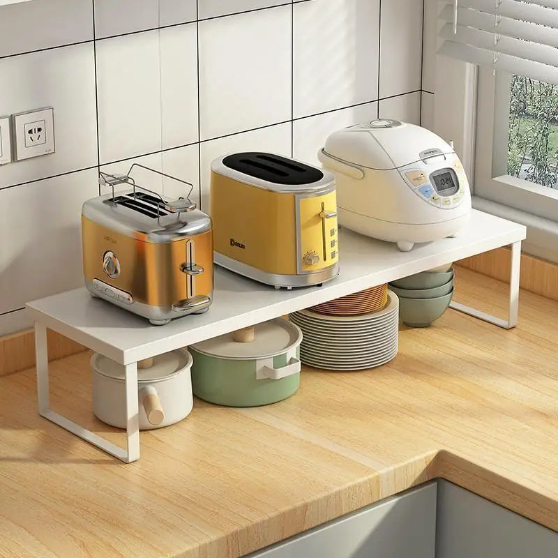 Desktop Shelf  Layered Storage Partition Small Racks for Storing Dishes Seasonings.