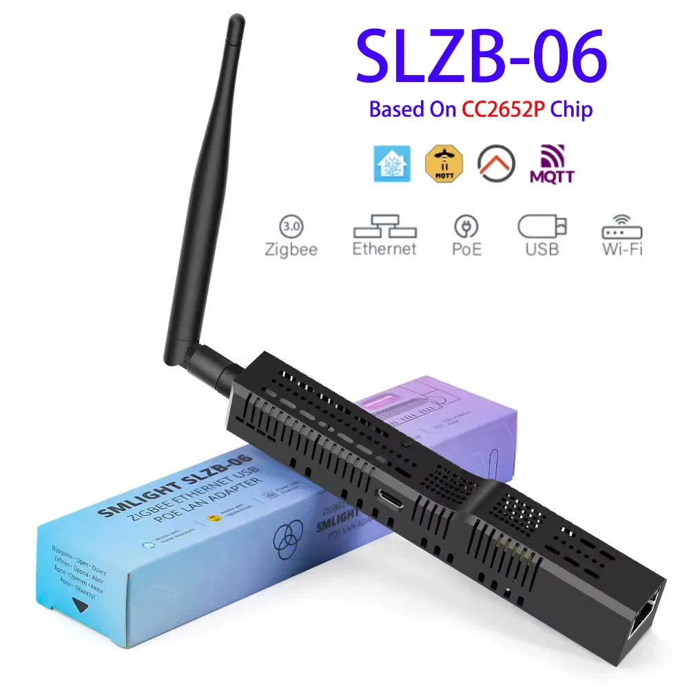 SLZB-06/M/P7 Zigbee 3.0 to Ethernet,USB,and WiFi gateway coordinator