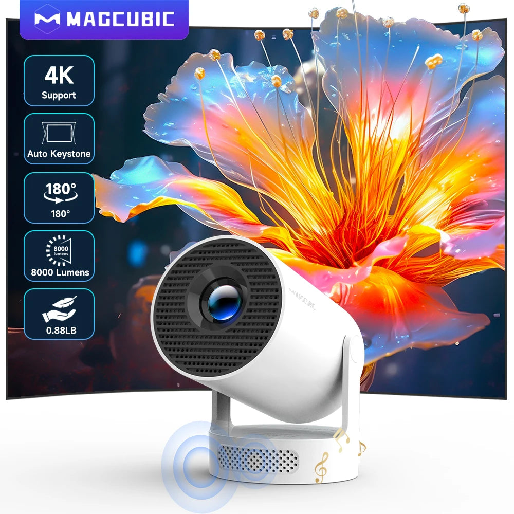4K Wifi6 Projector Android11 260 ANSI Dual WIFI