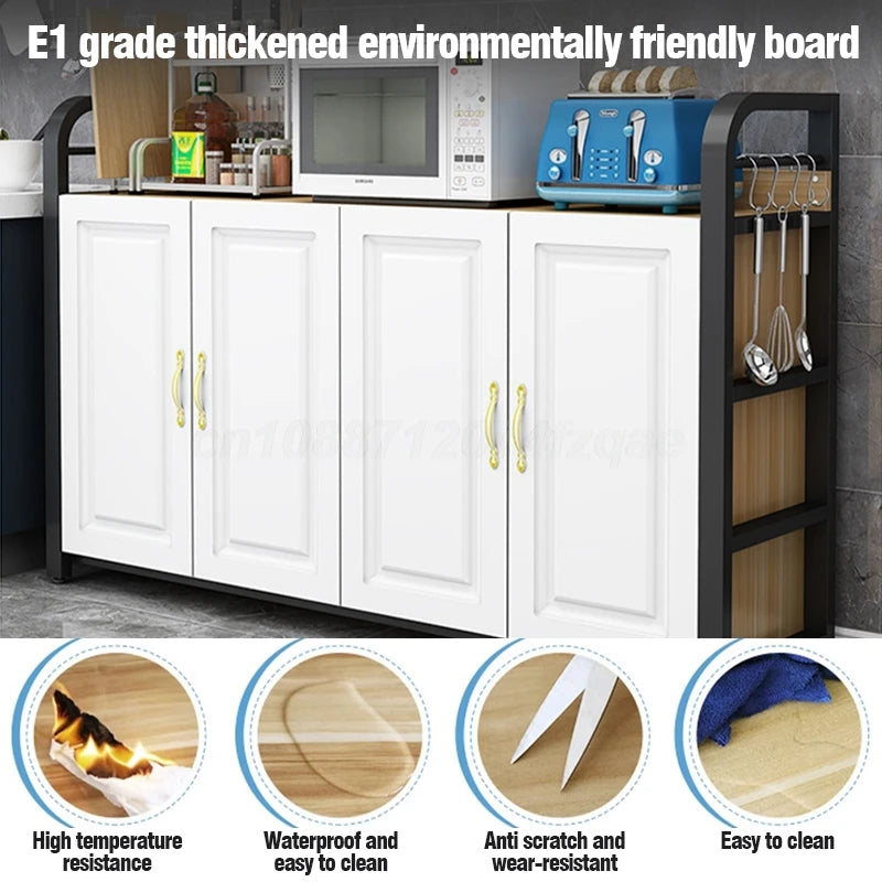 Shelf  Islands Storage Rack Home Organizer Cabinet Furniture With Non-slip Feet For cabinet.