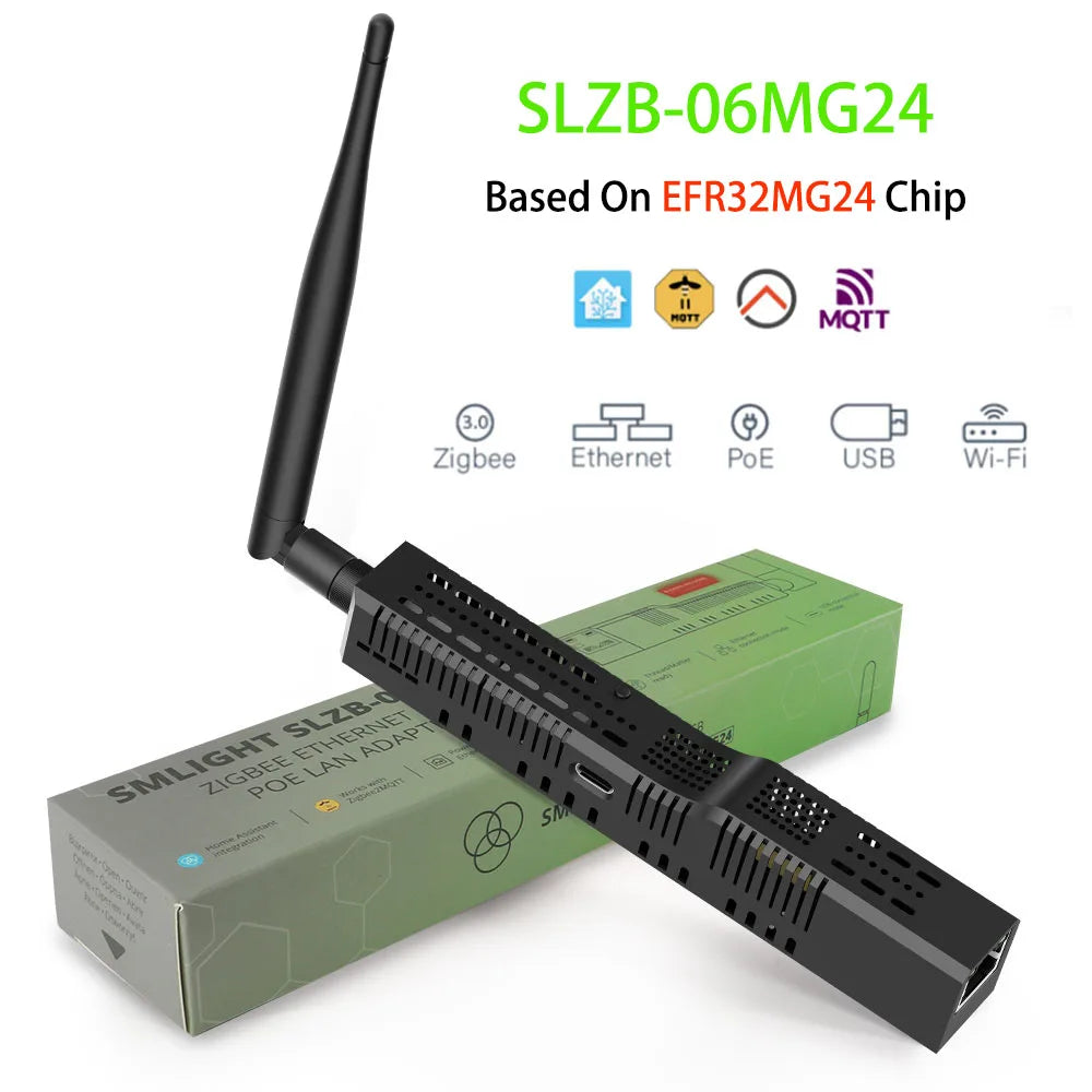 SLZB-06/M/P7 Zigbee 3.0 to Ethernet,USB,and WiFi gateway coordinator