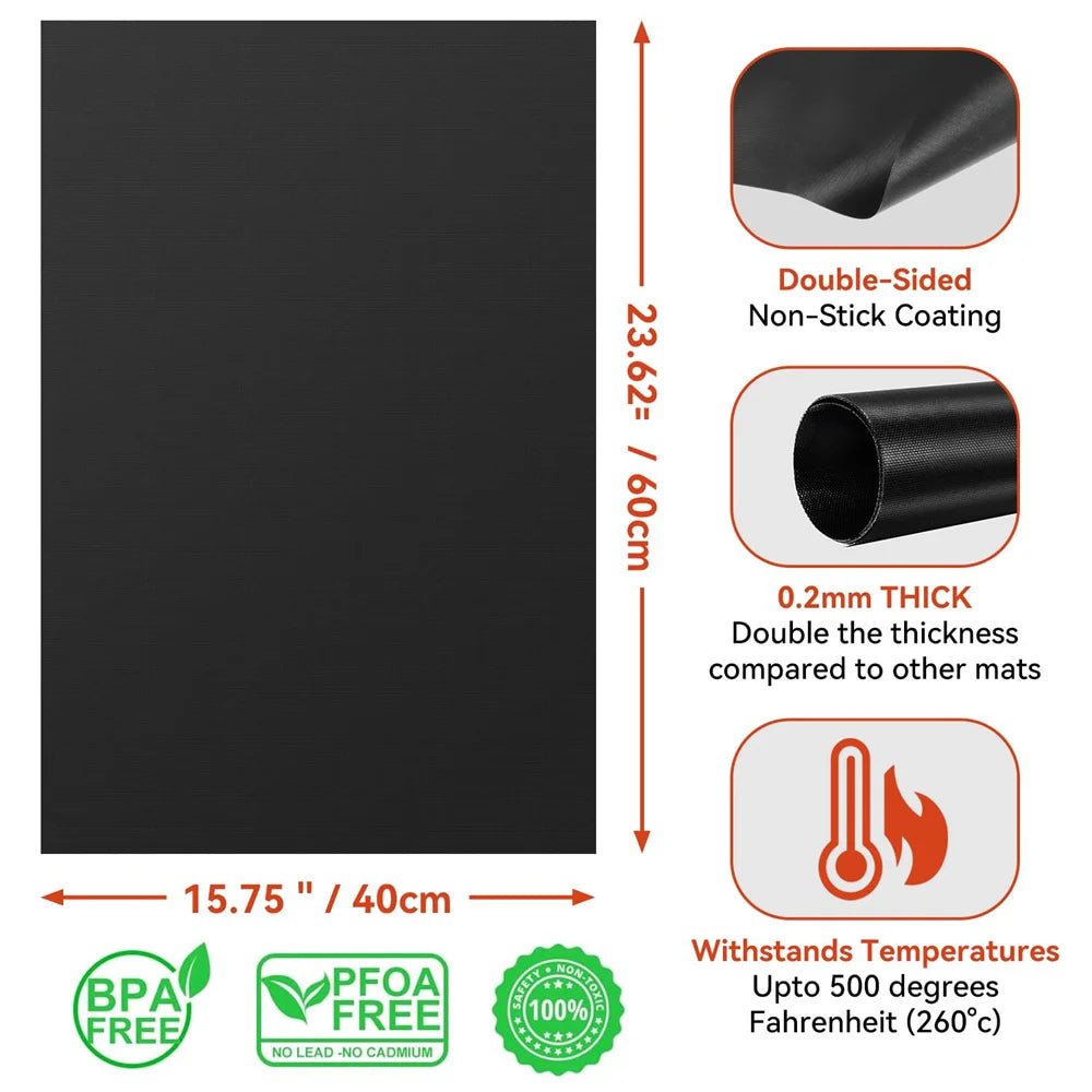 Non-Stick Teflon Protector Mat For Oven