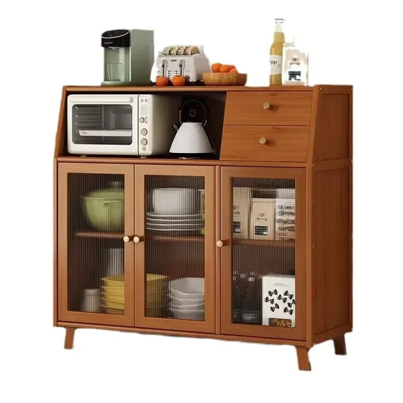 Island Buffet Cabinet with Storage, 36.6" Large Sideboard Buffet Cabinet, Farmhouse Kitchen Cabinet.