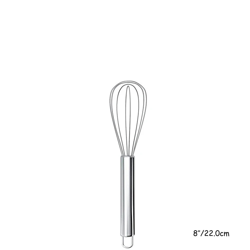 8" 10" 12" Stainless Steel Egg Whisk