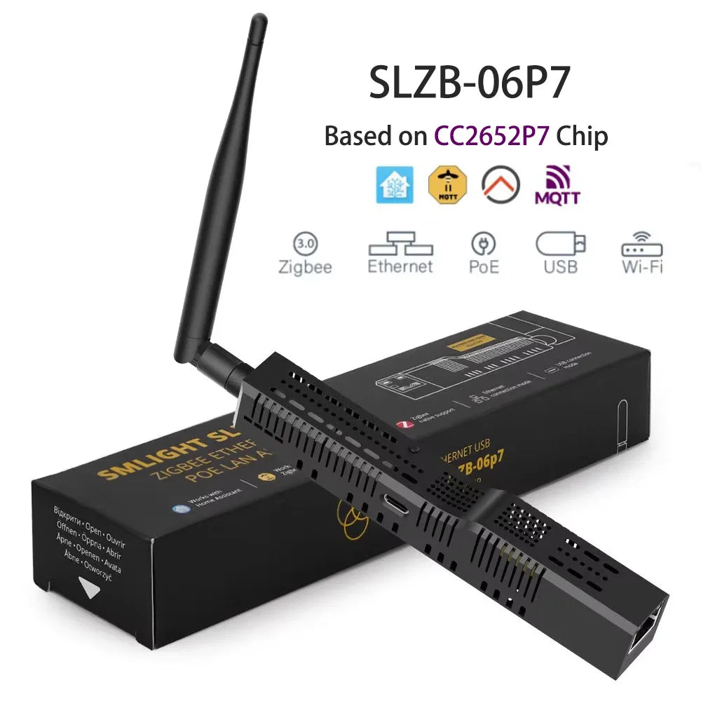 SLZB-06/M/P7 Zigbee 3.0 to Ethernet,USB,and WiFi gateway coordinator