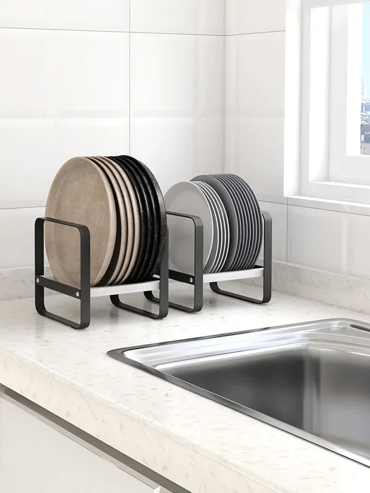 Organizer Cabinet Plates Dishes Drying Rack Holder Drainer Goods for The Kitchen Storage Accessories