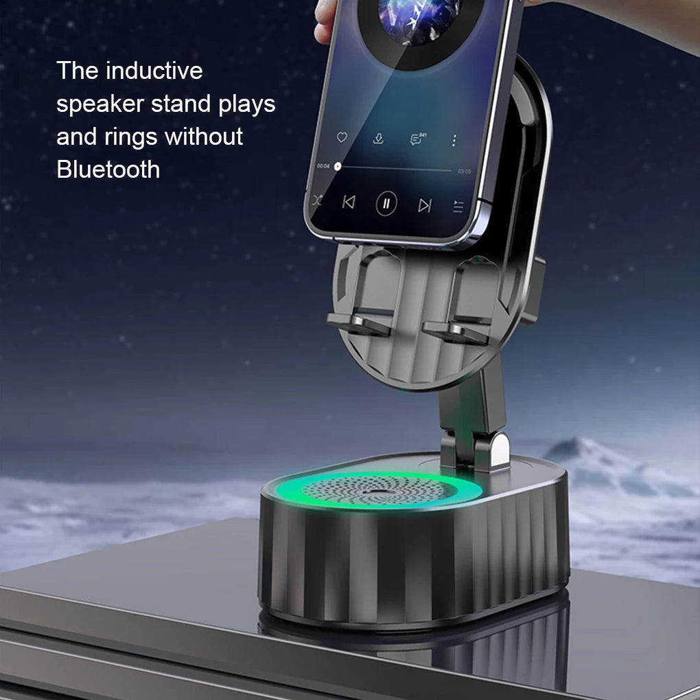5 in 1 Induction Speaker Phone Stand Home Smart Wireless Bluetooth Speaker