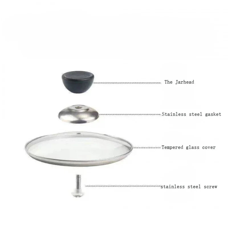 (3pcs)Universal Plastic Glass Pot Button