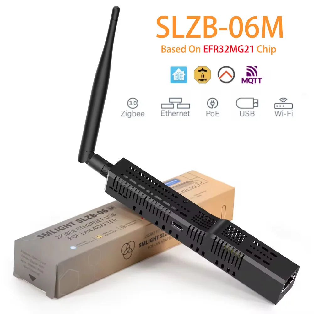 SLZB-06/M/P7 Zigbee 3.0 to Ethernet,USB,and WiFi gateway coordinator