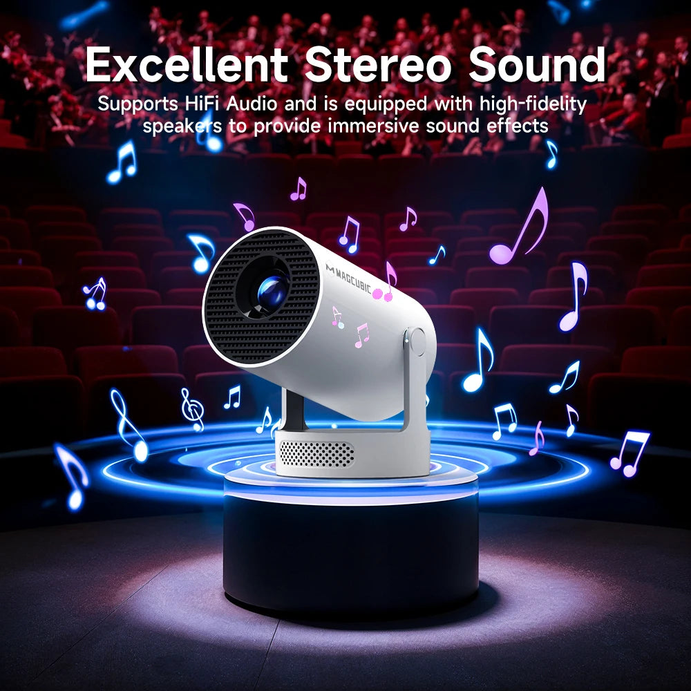 4K Wifi6 Projector Android11 260 ANSI Dual WIFI